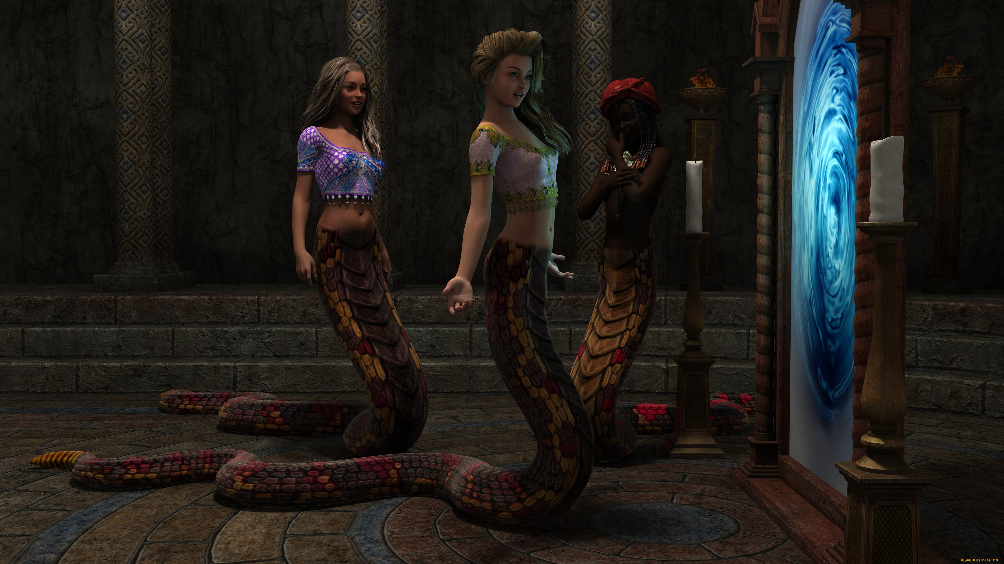 3 ,  , creatures, , , , naga